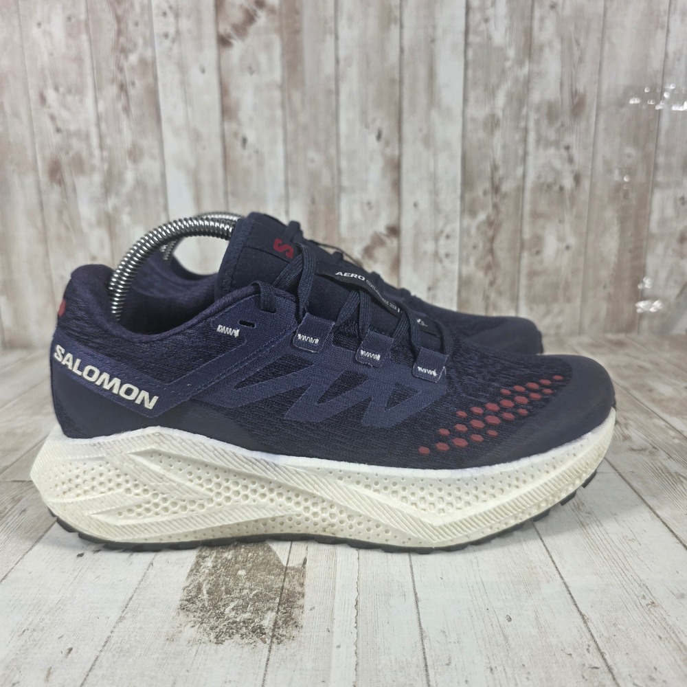 Salomon Aero Glide 2 Womens 9 Navy Blue Running Shoes 478706 Energy‎ Foam